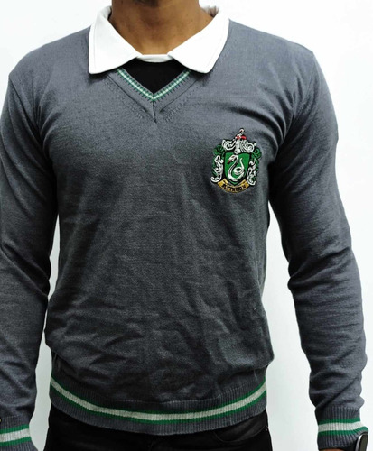 Sweater Slytherin Uniforme Hogwarts Harry Potter Oficial