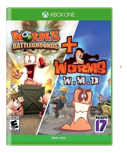 Juego Worms Battleground+worms W.m.d Para Xbox One
