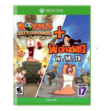 Juego Worms Battleground+worms W.m.d Para Xbox One