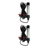 2 Uds 12v Led Sumergible Pesca Submarina Luz Calamar Atraer