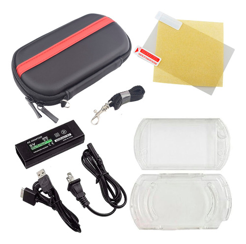 Cargador + Kit 7 En 1 Compatible Con Psp Go 