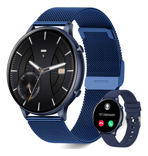 Smartwatch Feminino Masculino, Assistente De Voz, Chamada, A