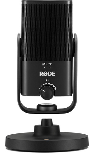 Micrófono Rode Nt-usb Mini Condensador Cardioide Color Negro Mate