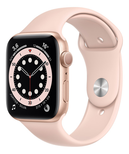 Apple Watch Series 6 Gps 44mm - Pulseira Rosa-areia 