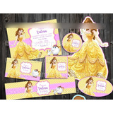 2x1 Kit Imprimible Bella, Fiesta Infantil Cumpleaños Niñas