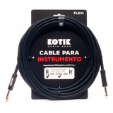 Kotik Cable Para Instrumento Flexi 4.5m Negro
