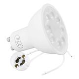 Lâmpada Led Mr16 3w Frio 6500k Bivolt Com Soquete Gu10