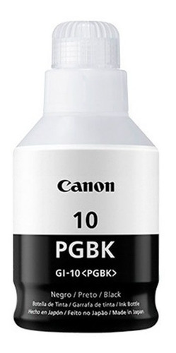 Botella De Tinta Canon Gi-10 Pgbk