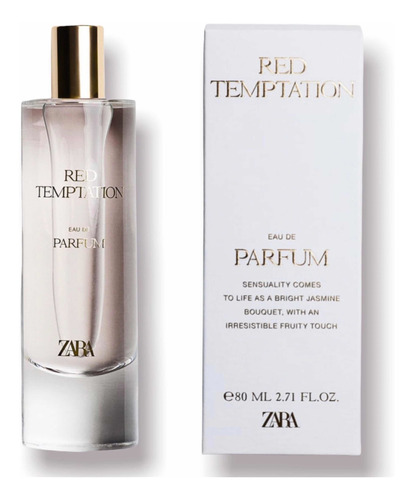 Perfume Zara Red Temptation De 80ml Eau De Parfum