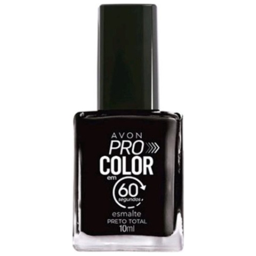 Avon Esmalte Ultra Color 60 Second Express Preto Total