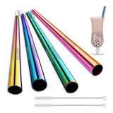 Set Bombilla Bubble Tea Aceroinoxidable + Funda | Tornasol