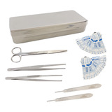 Kit Cirúrgico Medicina Veterinária 1° Ano Anatomia Aço Inox