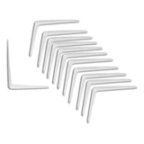 Escuadra Blanca Para Estante De 20 X 24,5 Cms Pack 12 Uni