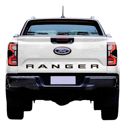 Calco Ford Ranger 2023 Letras Palabra Porton