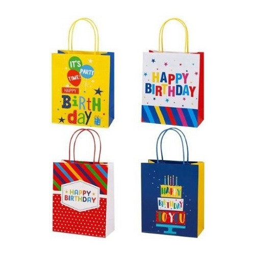 Bolsa De Regalo Mediana Diseños Surtidos