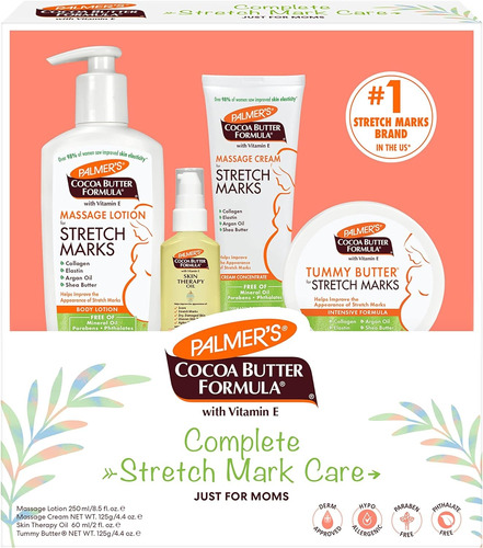 New Formula Palmers Cocoa Butter Crema Embarazo Kit Completo