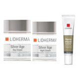 Lidherma Kit X3 Nueva Silver Agedia Noche Y  Plasma Cont Ojo