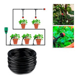 Kit Sistema De Riego Por Goteo Boquillas Jardin