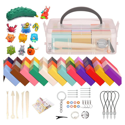 Kit De Arcilla Para Modelar Secado Al Aire, 36 Colores