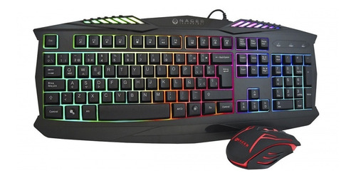 Kit Teclado Mouse  Gamer Alambrico Usb  Garantia 