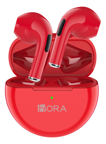 Audífonos In-ear Bluetooth Auriculares 1hora Aut119 Color Rojo