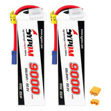 Sypom 6s Lipos 22.2v 9000mah 120c Lipo Battery Softase Con C