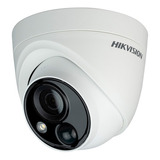 Cámara Domo Hikvision 2mp Sensor Pir Flash Turbohd /20mts Ir Color Blanco