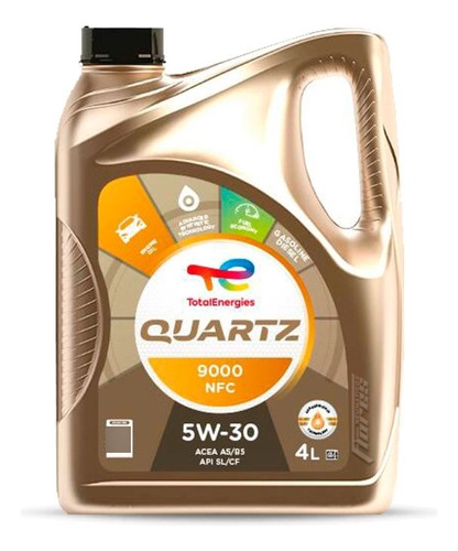 Aceite Total Quartz 9000 Nfc 5w30 Sintetico 4l