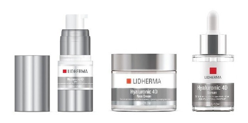 Lidherma Kit Hyaluronic 4d Serum + Crema Facial + Eyes Ojos