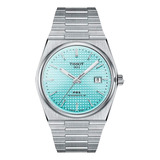 Reloj Tissot Prx Powermatic Hombre Ice Blue T1374071135100