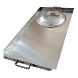 Comal/plancha Bola Arriba  Inox 50x100 Cm Negocio