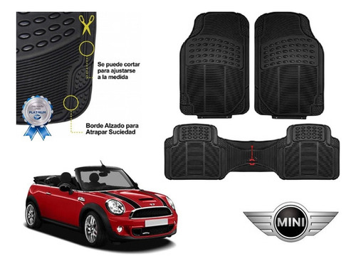 Tapetes Uso Rudo Negros Rd Mini Cooper Convertible 2013