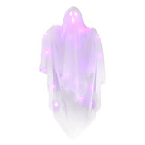 Fantasma Tela Colgante Con Luz Led Decoracion Halloween