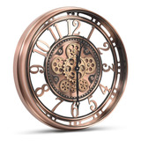 Clxeast Reloj De Pared De Engranaje Móvil Para La Decoración