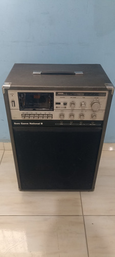 Caixa Amplificada  National Rq-k73 + Microfone Dvm-555x