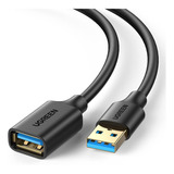 Cabo Extensor Usb 3.0 Ugreen Macho Fêmea Extensão 3 Metros