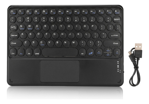 Para Teclado Táctil Inalámbrico Bluetooth De 10 Pulgadas,