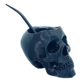 Mate Calavera Colores Impresion 3d Incluye Bombilla