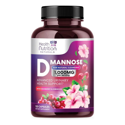 D-manosa 1000mg Con Extracto De Arándano 120 Capsulas Sabor Sin Sabor | Envío gratis