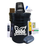 Kit Hidroponia Completo Balde 20 L Medidor Ph Y Ec Indoor