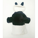 Disfraz De Oso Panda, Suéter Polar Con Gorra Para Perro 