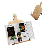 Soporte De Madera Para Libros De Cocina, Diseño De Tabla De 