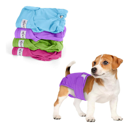 Pañales Reutilizables Luxja Para Perros Femeninos (paquete D