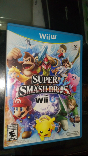 Nintendo Wiiu Super Smash Bros For Wii U Completo