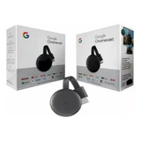 Google Chromecast Ga00439 3a Geração Full Hd Carvão/giz