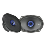 Medios Rangos Con Tweeter 6x9 Jc Power Rp69md Open Show 600w Color Negro