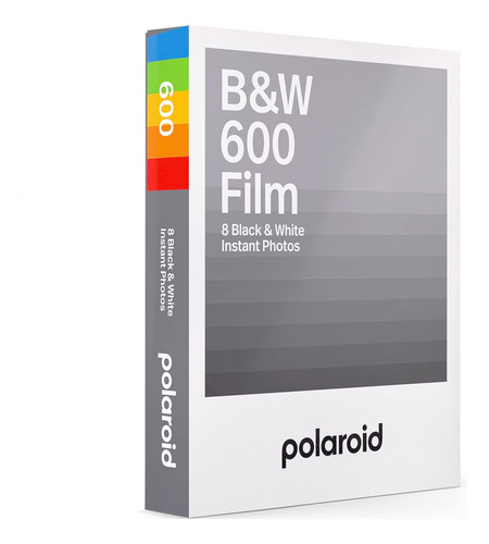 Papel Fotos Polaroid 600 Originals Blanco Y Negro - 8 Film