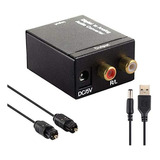 Dac Convertidor De Audio Digital Digital Optico Coaxial Tos