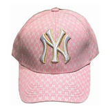 Gorra De Béisbol De Los Yankees De Nueva York Ajustable Rosa