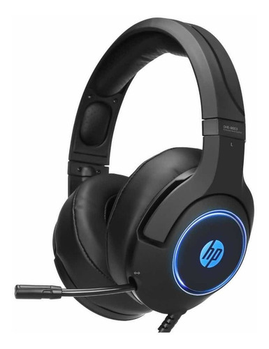 Auriculares Gamer Hp Gamer Dhe - 8003 Negro Con Luz  Led